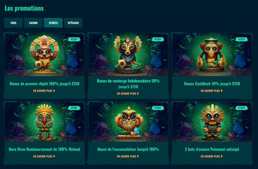 Bonus paris sportifs Spinanga